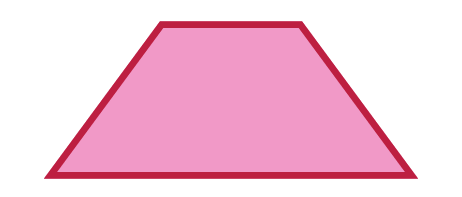 A pink trapezium