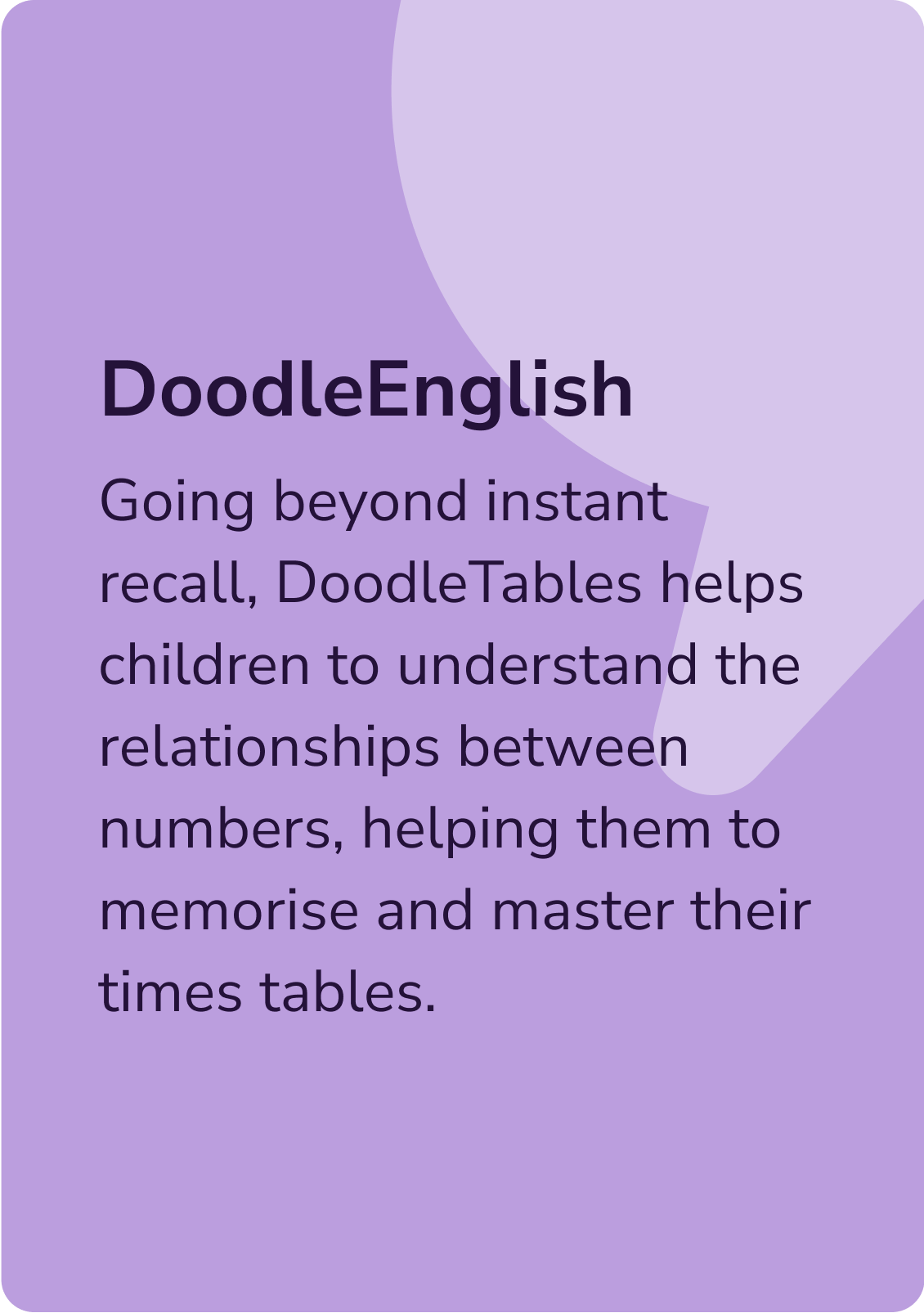 Homepage DoodleLearning