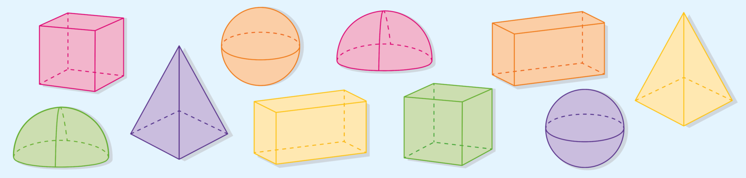3D shapes of three lower body types.