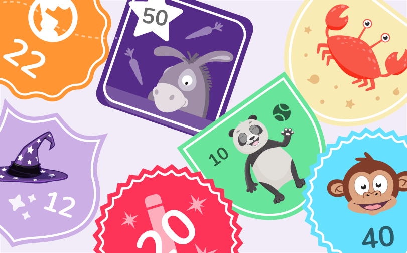 Fun maths games badges