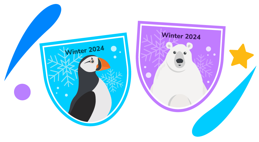 Winter Calendar badges