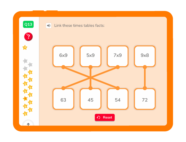TablesApp_Personalised learning Image description