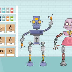 Fun maths games create a robots