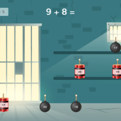 primary maths game maths explosion