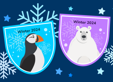 Winter Calendar badges